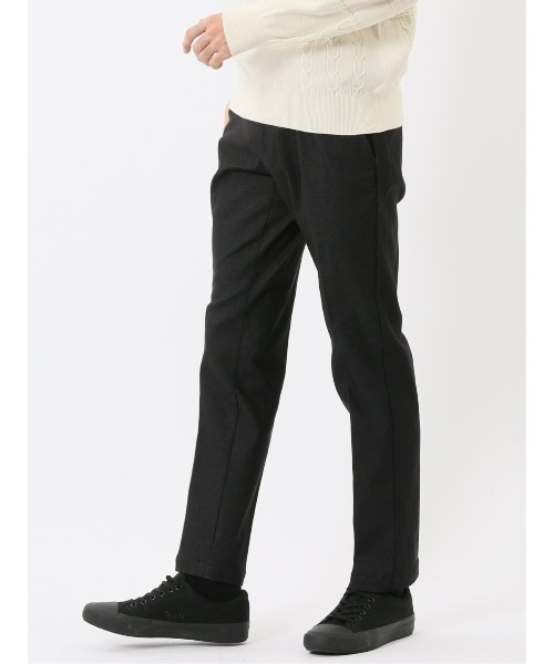 TAKA-Q(タカキュー)の「クロス ストレッチ + ウォーム 裏起毛 スリム トラウザー パンツ ソラーロ メンズ(チノパンツ・メンズ・ボルドー/ブラック・S/3L/X-LARGE/LARGE/MEDIUM/2S)」の2枚目の写真