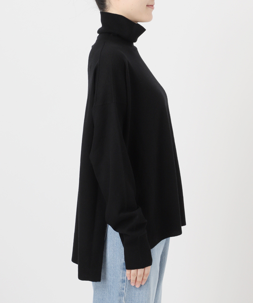 セール】ライトウールビッグタートルプルオーバー（ニット/セーター