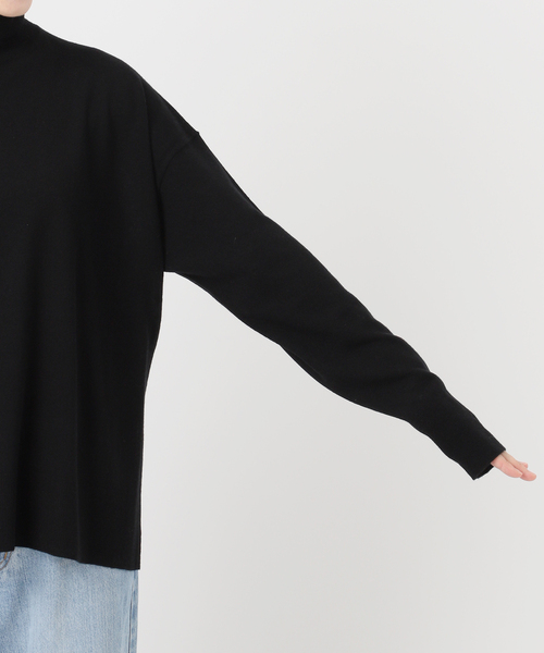 IENA（イエナ）の「ライトウールビッグタートルプルオーバー（ニット/セーター・レディース・ブラック/カーキ/グレー・FREE）」の15枚目の写真