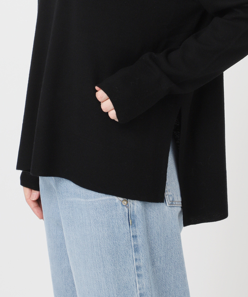 IENA（イエナ）の「ライトウールビッグタートルプルオーバー（ニット/セーター・レディース・ブラック/カーキ/グレー・FREE）」の16枚目の写真