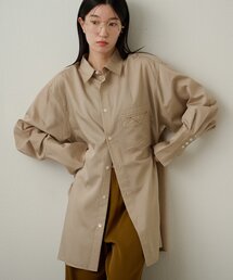 ストライプオーバーシャツ