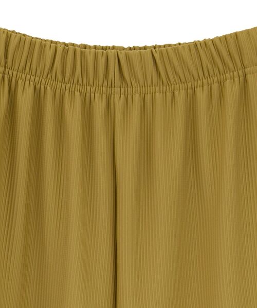 Green　Parks（グリーンパークス）の「楽ちんプリーツワイドパンツ（スラックス・レディース・ブラック/ホワイト系その他2/チャコールグレー/マスタード・FREE）」の22枚目の写真