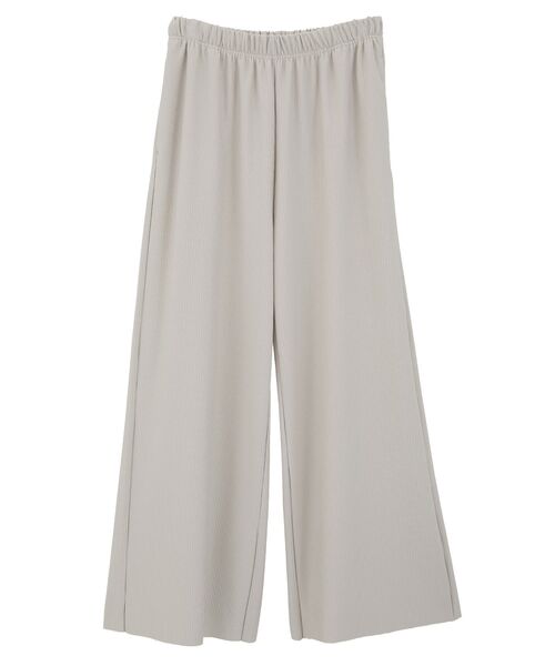 Green　Parks（グリーンパークス）の「楽ちんプリーツワイドパンツ（スラックス・レディース・ブラック/ホワイト系その他2/チャコールグレー/マスタード・FREE）」の17枚目の写真