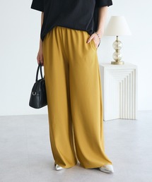 楽ちんプリーツワイドパンツ