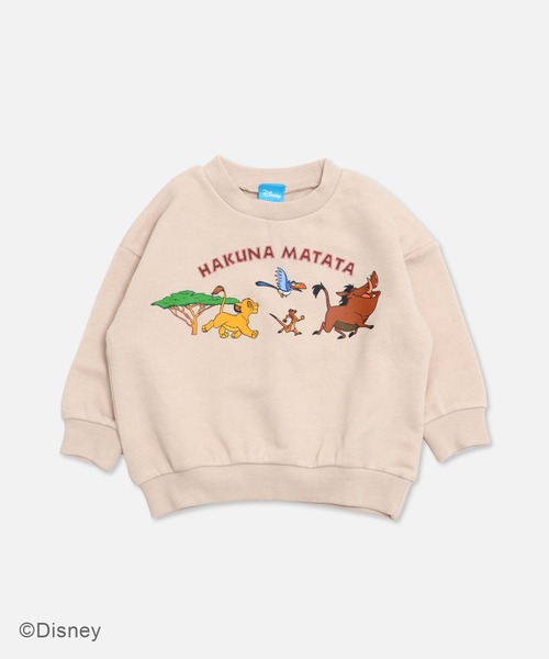 セール】〈ライオン・キング〉プリント 裏毛トレーナー（スウェット
