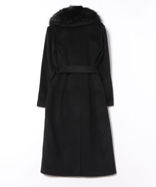 MICHAEL KORS(マイケルコース)の「フォーファー トリム ウールブレンド コート(その他アウター・レディース・ブラック・M/S/XS/XXS)」の4枚目の写真