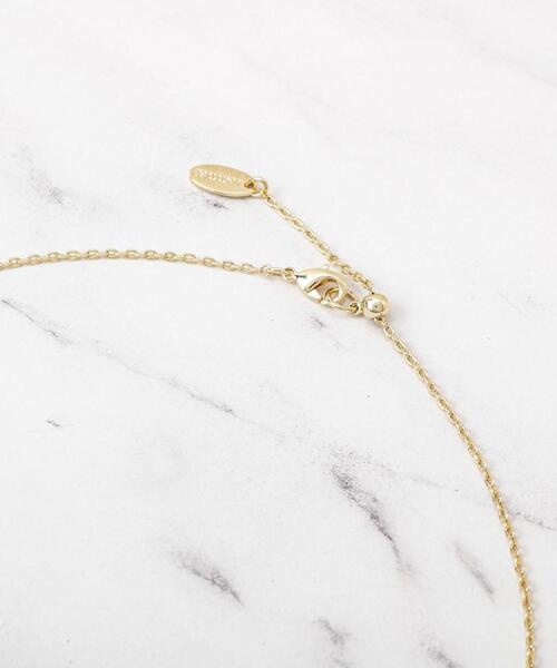 UNTITLED（アンタイトル）の「【ステンレスチェーン】ライトダブルリング ネックレス（ネックレス・レディース・シルバー/ゴールド・99）」の4枚目の写真