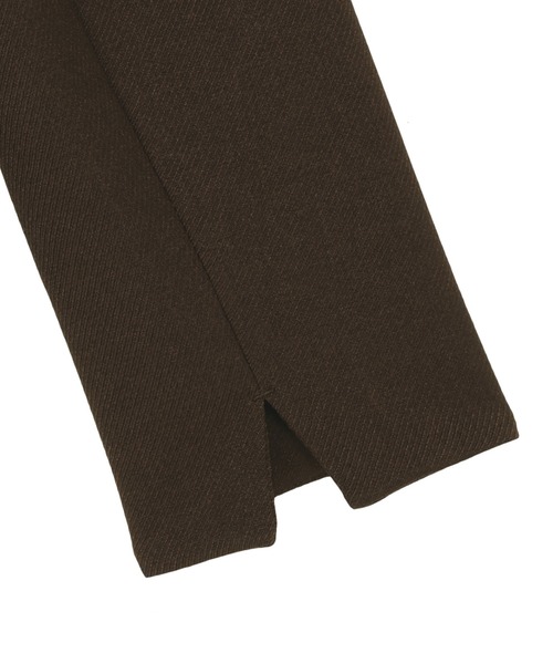 TOKYO SHIRTS（トウキョウシャツ）の「ウーリッシュ素材 テーラード ジャケット セットアップ可能（テーラードジャケット・レディース・ネイビー/ブラウン・M/L/LL）」の8枚目の写真