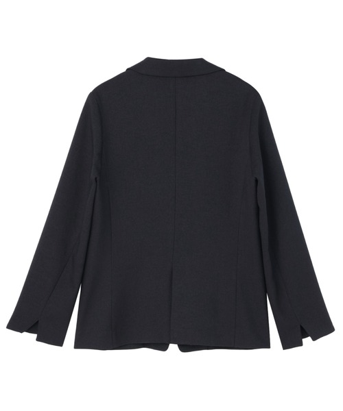 TOKYO SHIRTS（トウキョウシャツ）の「ウーリッシュ素材 テーラード ジャケット セットアップ可能（テーラードジャケット・レディース・ネイビー/ブラウン・M/L/LL）」の11枚目の写真