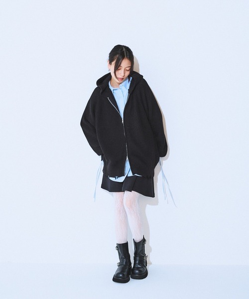 5GアゼダブルZIPニットフーディー/602216（パーカー）｜JEANASIS