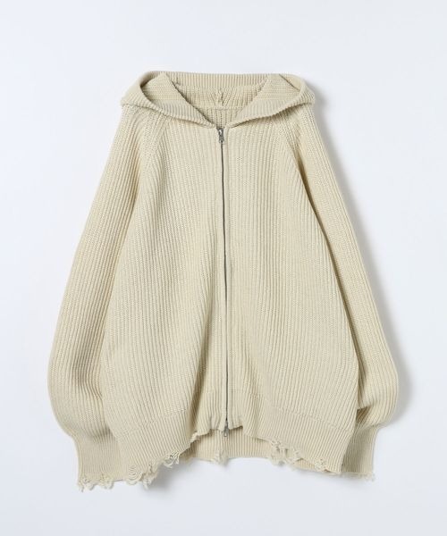 5GアゼダブルZIPニットフーディー/602216（パーカー）｜JEANASIS