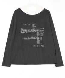 Never mind the XU / Chikashitsu+ | 【nmtc +】loose fit one shoulder long sleeve / 【エヌエムティーシープラス】ルーズフィットワンショルダー長袖Tシャツ(Tシャツ/カットソー)