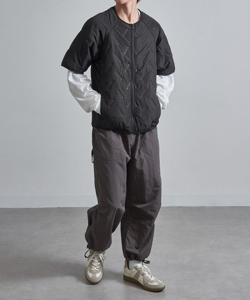 セール】【FORECAST】ピンソニックラウンドネック キルティング