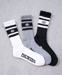 Dickies（ディッキーズ）の「【Dickies】クルー丈 3Pセット ライン底パイル刺繍/3足セット 靴下/メンズ（ソックス/靴下）」
