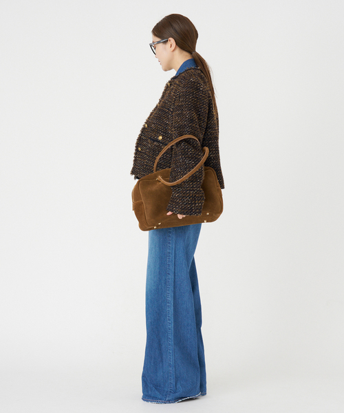 イエナ　ジャケット GIOLICA ツイードジャケット（ノーカラージャケット）｜IENA（イエナ