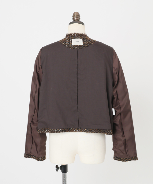 GIOLICA ツイードジャケット（ノーカラージャケット）｜IENA（イエナ