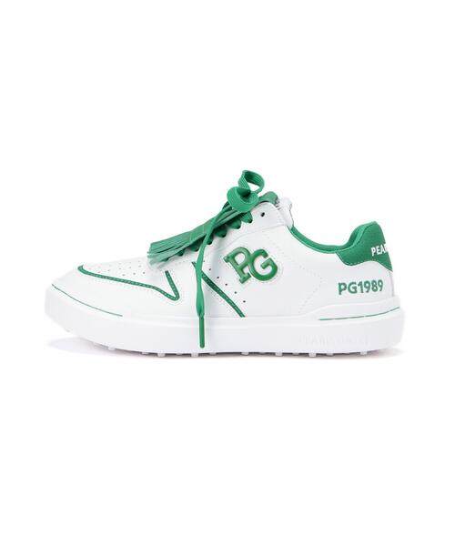 PEARLY GATES（パーリーゲイツ）の「【PEARLY GATES】THE SHOES キルトタンスパイクレスシューズ (LADIES)（その他シューズ・レディース・ダークブルー/ホワイト系その他・23.0cm/25.0cm/23.5cm/24.0cm/22.5㎝/24.5cm）」の3枚目の写真
