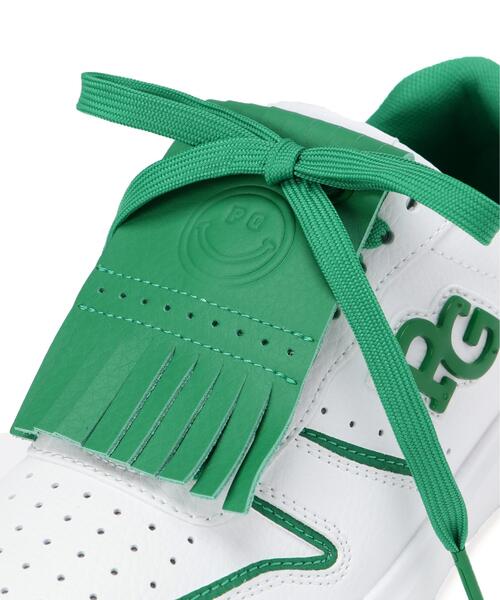 PEARLY GATES（パーリーゲイツ）の「【PEARLY GATES】THE SHOES キルトタンスパイクレスシューズ (LADIES)（その他シューズ・レディース・ダークブルー/ホワイト系その他・23.0cm/25.0cm/23.5cm/24.0cm/22.5㎝/24.5cm）」の6枚目の写真