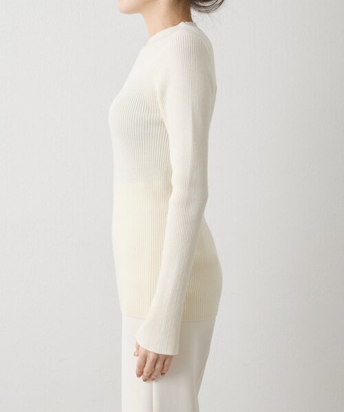 セール】リブニットクループルオーバー（ニット/セーター）｜Whim