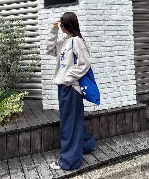 セール】【ユニセックス】犬 ニット アソートロゴジャガード