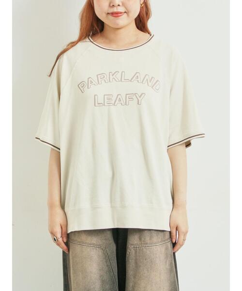 SM2(エスエムツー)の「ミニ裏毛ライン入りロゴプリントカットソー(Tシャツ/カットソー・レディース・グリーン/ブラウン/ネイビー/ベージュ・F)」の17枚目の写真
