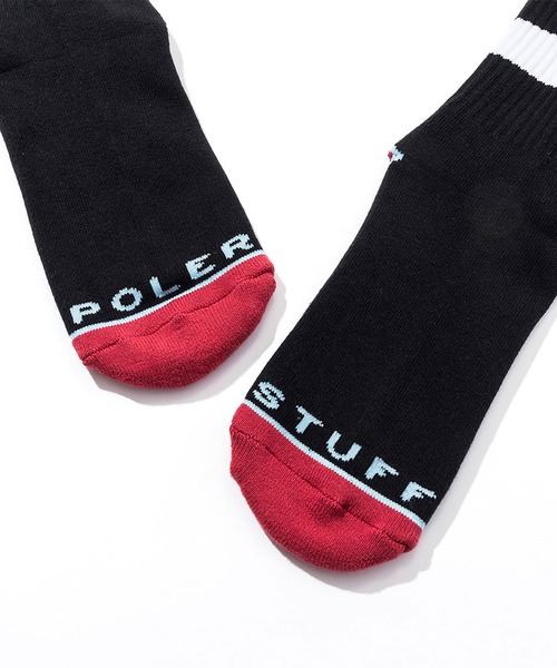 POLeR(ポーラー)の「POLER SKATE SOCKS(ソックス/靴下・メンズ・ブラック/ホワイト・FREE)」の7枚目の写真