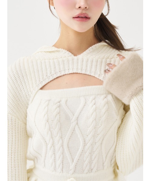 フリルニットコンビネゾン（ワンピース）｜Darich（ダーリッチ