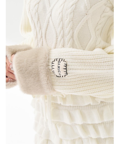 【新品タグ付き】Darich フリルニットコンビネゾン アイボリー F フリルニットコンビネゾン – Darich (ダーリッチ)