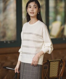 23区｜ニジュウサンクのニット/セーター（ボーダー柄）通販 - ZOZOTOWN