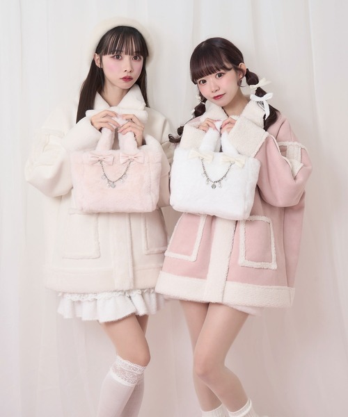 ダブルリボンエコファートートバッグ（トートバッグ）｜Honey Cinnamon