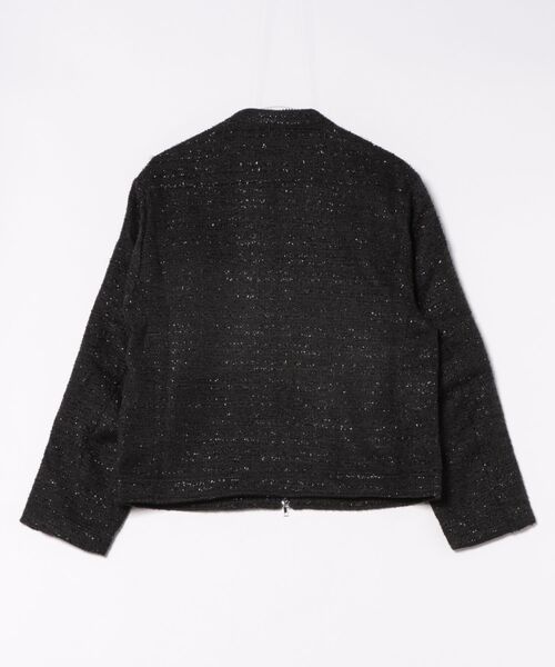 garsonwave(ギャルソンウェーブ)の「ラメツイード シングル ライダース ジャケット(GW)(ライダースジャケット・メンズ・グレー/ブラック・M/L)」の14枚目の写真