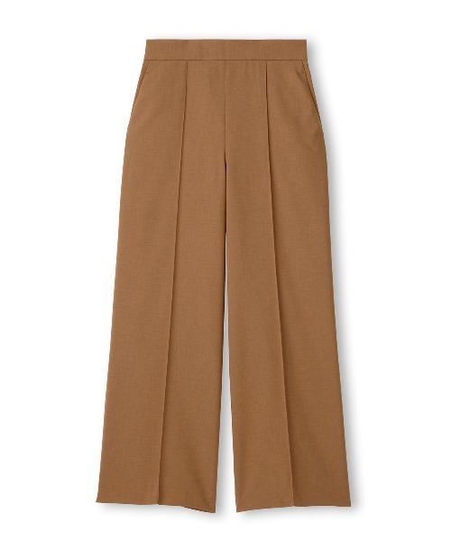 AOYAMA（アオヤマ）の「ちょうどいいかっちり見えシャツアップ企画！プルオンワイドパンツ（その他パンツ・レディース・キャメル・S/M/L）」の11枚目の写真