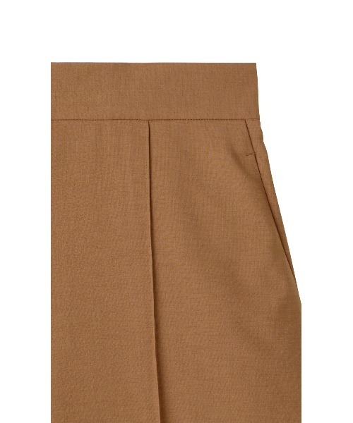 AOYAMA（アオヤマ）の「ちょうどいいかっちり見えシャツアップ企画！プルオンワイドパンツ（その他パンツ・レディース・キャメル・S/M/L）」の10枚目の写真