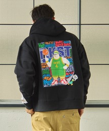 Duckster/ダックスター DKSTポスター フルジップパーカー