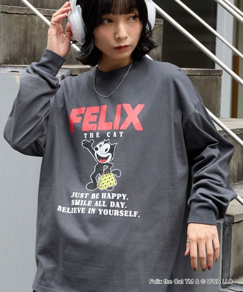 セール】【FELIX】別注 ヴィンテージライク グラフィック ロゴ刺繍