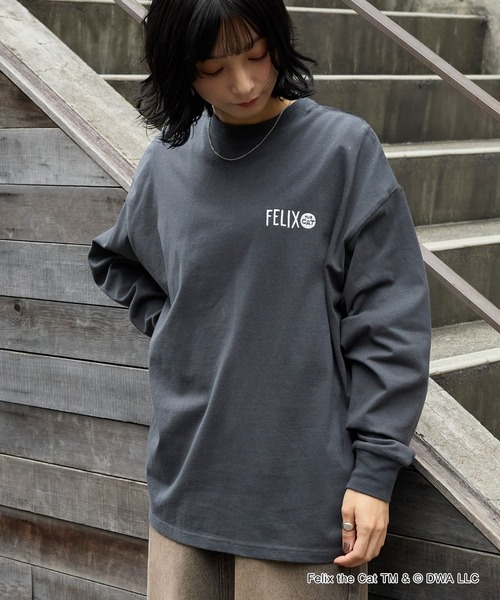 セール】【FELIX】別注 ヴィンテージライク グラフィック ロゴ刺繍