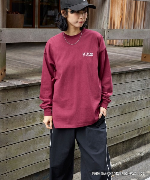 セール】【FELIX】別注 ヴィンテージライク グラフィック ロゴ刺繍