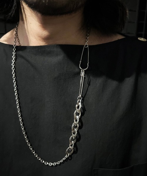 DIET BUTCHER（ダイエットブッチャー）の「DIET BUTCHER/ダイエットブッチャー MULTIPURPOSE THICK CHAIN ネックレス マルチチェーン（ネックレス・メンズ・シルバー・FREE）」の6枚目の写真