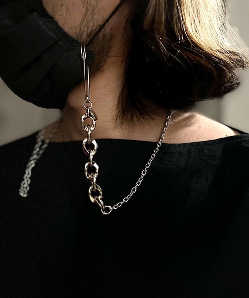 DIET BUTCHER（ダイエットブッチャー）の「DIET BUTCHER/ダイエットブッチャー MULTIPURPOSE THICK CHAIN ネックレス マルチチェーン（ネックレス・メンズ・シルバー・FREE）」の19枚目の写真