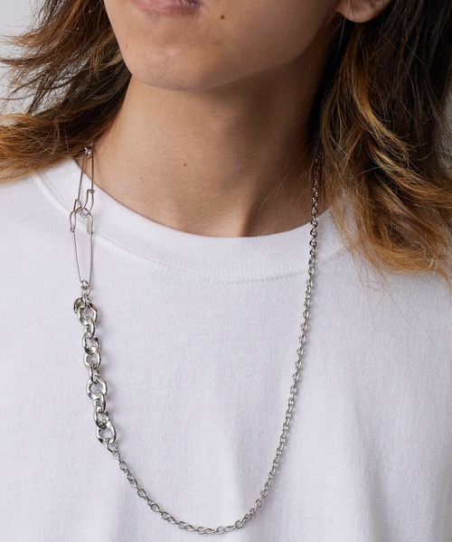 DIET BUTCHER（ダイエットブッチャー）の「DIET BUTCHER/ダイエットブッチャー MULTIPURPOSE THICK CHAIN ネックレス マルチチェーン（ネックレス・メンズ・シルバー・FREE）」の13枚目の写真