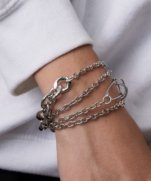 DIET BUTCHER（ダイエットブッチャー）の「DIET BUTCHER/ダイエットブッチャー MULTIPURPOSE THICK CHAIN ネックレス マルチチェーン（ネックレス・メンズ・シルバー・FREE）」の8枚目の写真