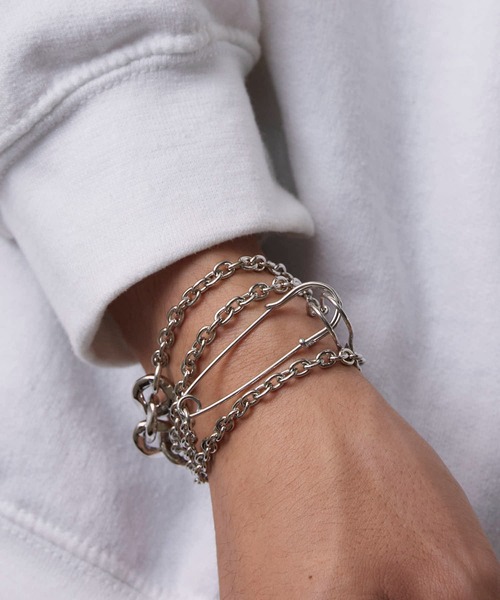 DIET BUTCHER（ダイエットブッチャー）の「DIET BUTCHER/ダイエットブッチャー MULTIPURPOSE THICK CHAIN ネックレス マルチチェーン（ネックレス・メンズ・シルバー・FREE）」の5枚目の写真