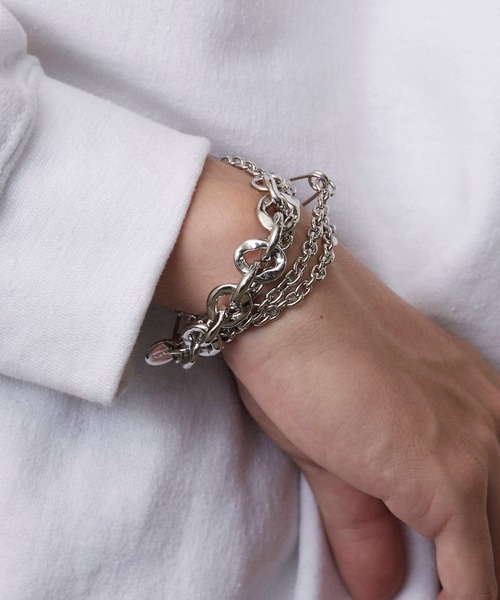 DIET BUTCHER（ダイエットブッチャー）の「DIET BUTCHER/ダイエットブッチャー MULTIPURPOSE THICK CHAIN ネックレス マルチチェーン（ネックレス・メンズ・シルバー・FREE）」の12枚目の写真