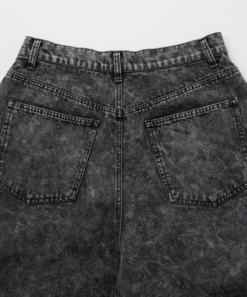 SERACE（セラス）の「【SERACE】Super wide vintage denim parachute cargo pants / スーパーワイドヴィンテージデニムパラシュートカーゴパンツ（デニムパンツ・メンズ・ブラック/ブルー/ホワイト・L/S/M）」の22枚目の写真