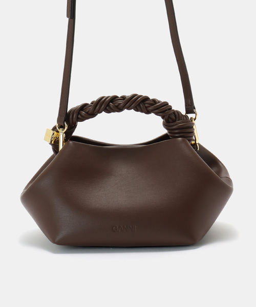 GANNI(ガニー)の「GANNI / ガニー Ganni Bou Bag Small(ショルダーバッグ・レディース・ブラック/ブラウン・FREE)」の9枚目の写真