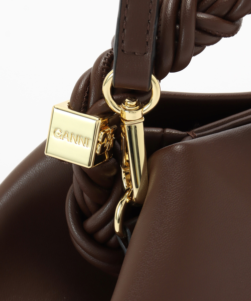 GANNI(ガニー)の「GANNI / ガニー Ganni Bou Bag Small(ショルダーバッグ・レディース・ブラック/ブラウン・FREE)」の12枚目の写真