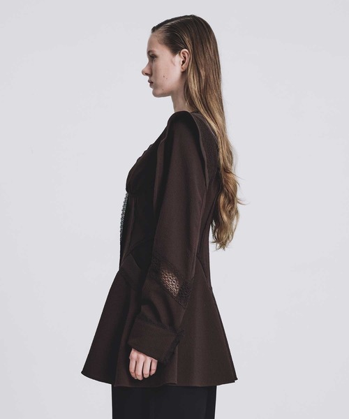 FETICO/フェティコ】別注 LACE-PANELED JACKET/レースパネル