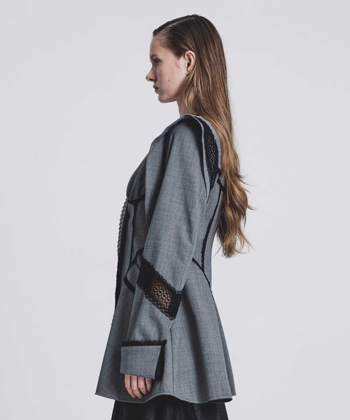 FETICO/フェティコ】別注 LACE-PANELED JACKET/レースパネル