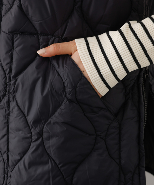 abahouse mavie（アバハウスマヴィ）の「【TAION】 Wジップ ダウンベスト（ダウンベスト・レディース・ブラック/セージグリーン・フリー）」の11枚目の写真