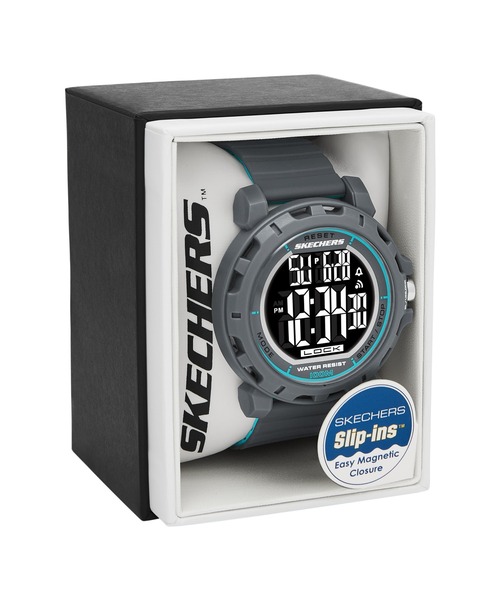 SKECHERS(スケッチャーズ)の「スケッチャーズ 腕時計 メンズ デジタル シリコン SR5254(デジタル腕時計・メンズ・グレー・FREE)」の5枚目の写真
